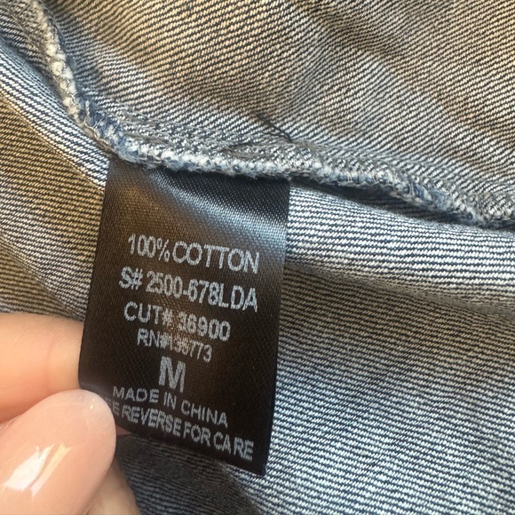 Vici Nice Try Pleated Denim Sleeveless Tank Top Mini Skater Dress M - Picture 7 of 8